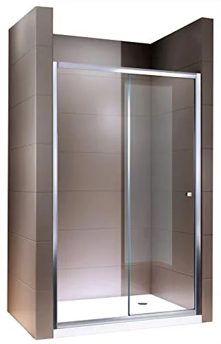 Porta doccia nicchia scorrevole - NANO EX505-195cm di altezza - larghezza selezionabile, Larghezza:1200mm