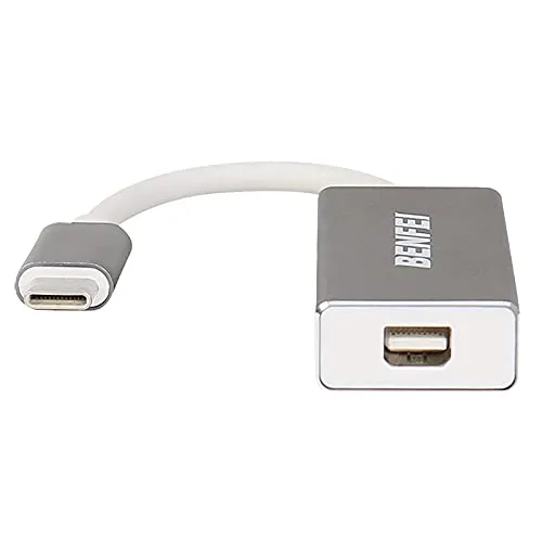 Adattatore USB C a Mini DisplayPort, BENFEI da tipo C (Thunderbolt 3) a Mini Dp 4K con custodia in alluminio (non compatibile con monitor o dispositivi con porta Thunderbolt 2)