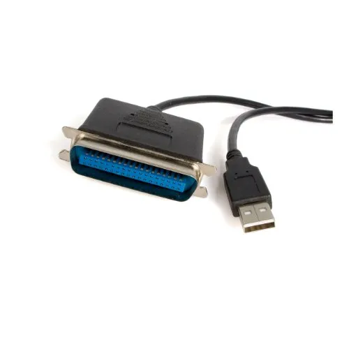 StarTech.com Adattatore stampante USB a porta parallela da 1,8 m, M/M, IEEE-1284, cavo da USB a Centronics (ICUSB1284)