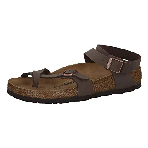 Birkenstock Yara Birkoflor Nubuck Toe Separator Mocha