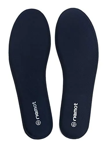 riemot Solette Memory Foam Uomo Donna, Soletta Scarpe per Stivali da Lavoro e Scarpe da Passeggio, Sport Solette per Assorbimento Degli Urti e Ammortizzazione, Comfort, Soffice Uomo Blu Navy 46 EU