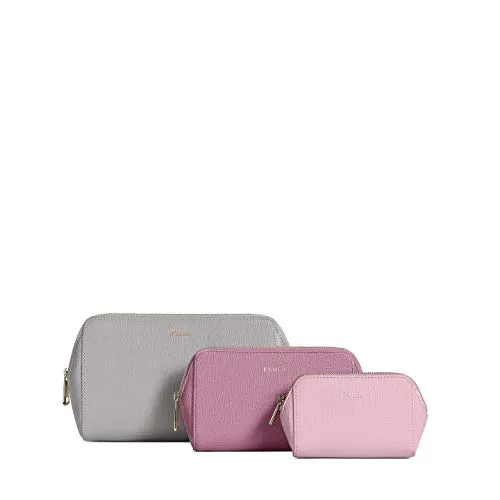 FURLA Beauty case electra tris 1022573 onice+ malva