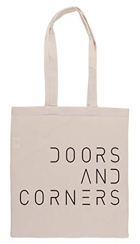 Luxogo Doors And Corners Borse per La Spesa Groceries Beige Shopping Bag