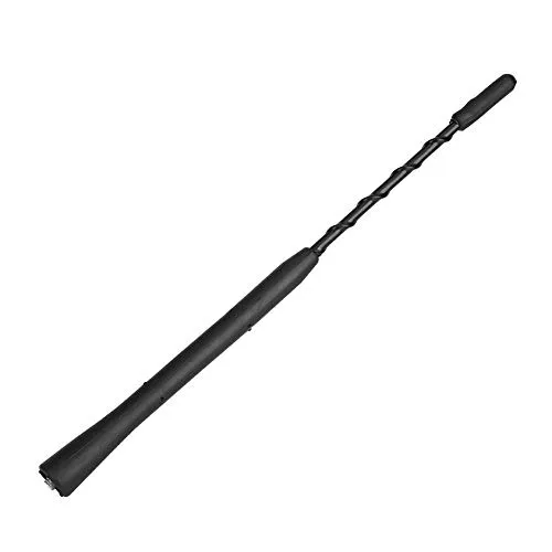 Keenso Antenne per autoveicoli, Montante a Vite per Alberi a Forma di Tetto Antenna Stile Fuba Antenna AM FM(16inch)