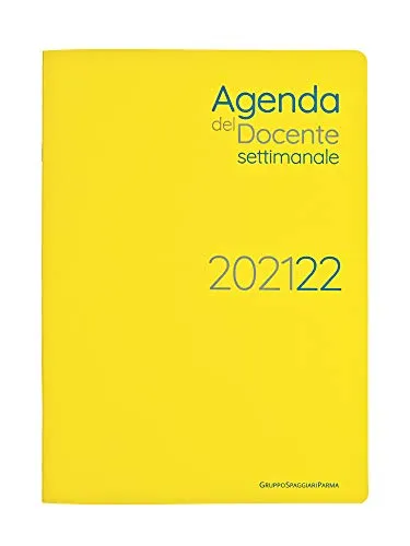 Agenda del docente settimanale, anno scolastico 2021/2022, con registro 9 classi, formato 19x27. Per chi pensa in digitale: pianifica, organizza, progetta