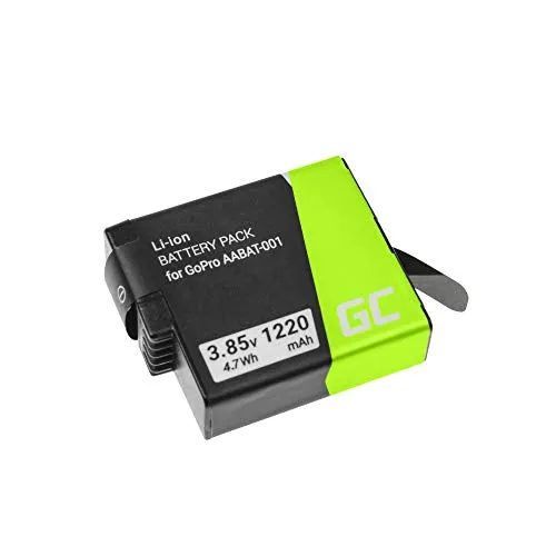 Green Cell® Batteria AHDBT-501 AABAT-001 per GoPro HD HERO5 HERO6 HERO7 Black Fotocamera (1220mAh 3.85V)