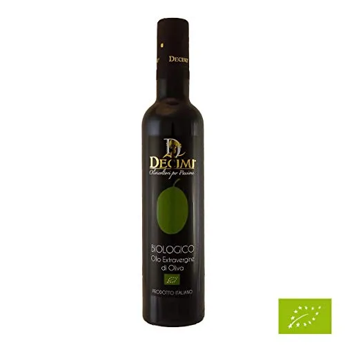 Olio extravergine di oliva Bio - Decimi - Umbria - Bottiglia di vetro - ML - Frantoio, Leccino, Moraiolo - BIO