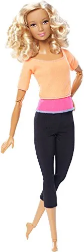 Barbie DPP75 - Bambola Snodata, Top Arancione