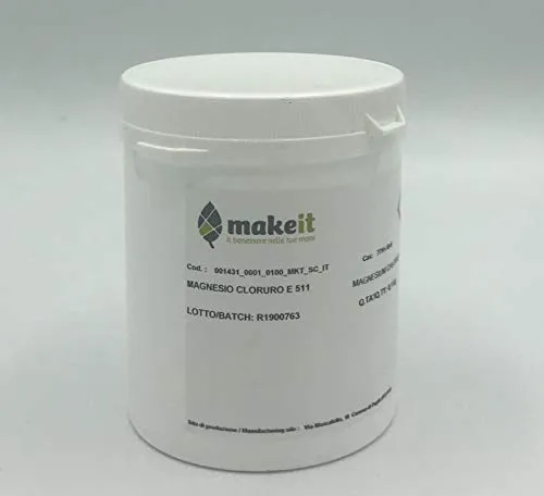 Magnesio Cloruro (Cloruro di Magnesio) - integratore di Magnesio conforme alla Farmacopea Europea (500 g)