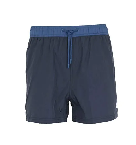 K-Way Shorts da Bagno Blu Bicolore Color Nocciola
