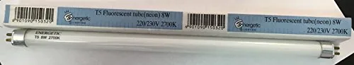 Energetic Lighting tubo EL8W2700K Mini fluorescente T5 8W 2700K G5 220 / 230V L = 286 millimetri