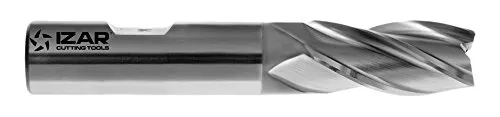 IZAR 43748-Fresa per metalli HSS DIN844N NZ taglio senza centro 19,00 mm