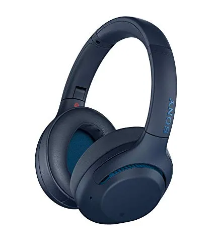 Sony Wh-Xb900N - Cuffie Wireless Over-Ear con Noise Cancellig Ed Extra Bass, Alexa Built-In, Compatibile con Google Assistant E Siri, Batteria Fino a 30 Ore, Bluetooth, Nfc, Blu