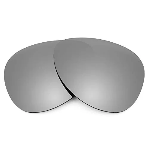 Revant Lenti di Ricambio compatible con Ray-Ban Aviator RB3025 58mm, Polarizzate, Titanio MirrorShield