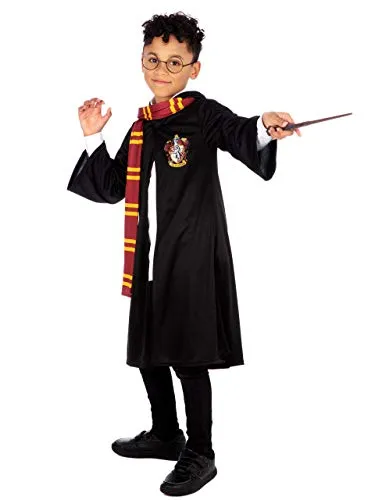 HARRY POTTER Costumi Vestito per Ragazzi Nero 9-10 anni