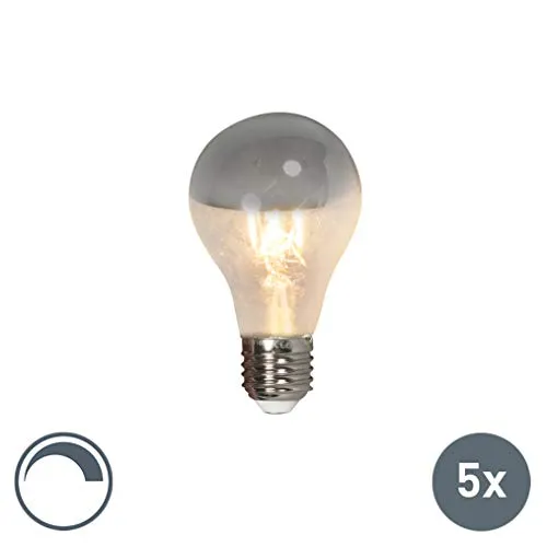 Set 5 lampadine a LED E27 A6 specchio 4W 300LM regolabile