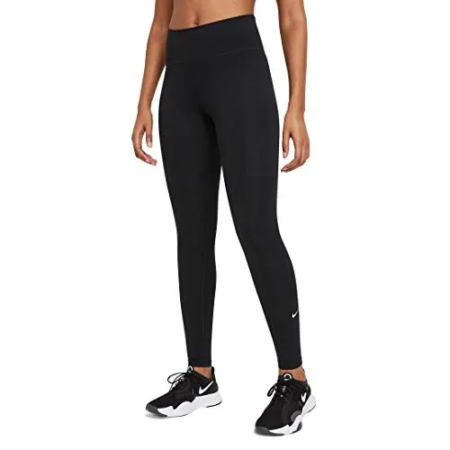 Nike One Dry Fit Mr Tights Black/White L