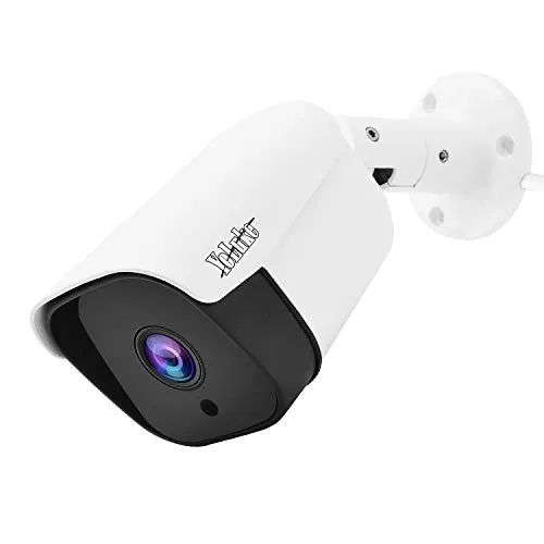 Telecamera IP POE, Telecamera di sicurezza esterna da 2 MP, Rilevamento smart motion, Supporto per visione notturna IR e visualizzazione remota, Supporto per protocollo Onvif