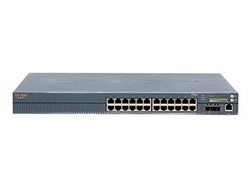 HPE Aruba 7024 (RW) 24 porte 400 W poe + 10 G Base della X SFP + 32 AP and 2 K client Controller