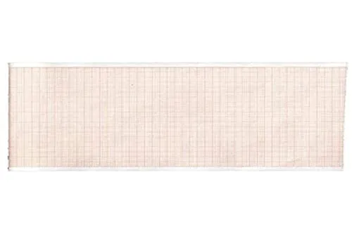 Gima 32970 Rotolo Carta Termica Ecg, Griglia Arancio, 110 mm x 20 m