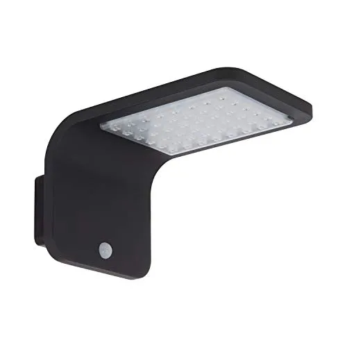 Applique LED Solare Brasil con Sensore di Movimento PIR IP65 Bianco Caldo 2800K - 3200K