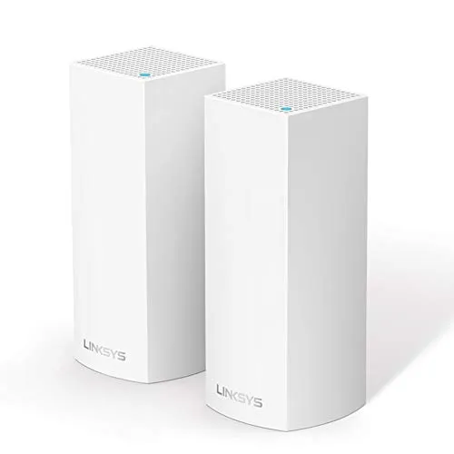 Linksys VELOP Whole Home Mesh Wi-Fi System - WLAN access points (867 Mbit/s, IEEE 802.11ac, 1000 Mbit/s, 256-QAM, 4000 MB, 512 MB) [Versione UK]