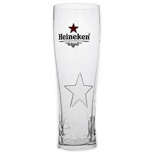 Heineken Schooner - Bicchiere da 2/3 pinta, misura per servire la casa