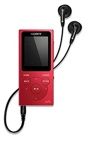 Sony NWE393R.CEW Lettore Digitale Portatile, Rosso
