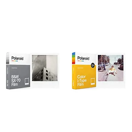 Polaroid - 6005 - Pellicola istantanea nero e bianco per SX-70 & - 6000 - Pellicola Istantanea Colore para i-Type