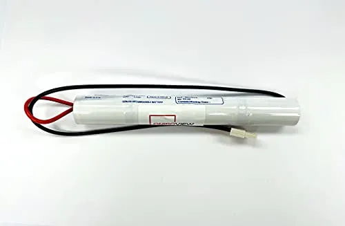 Batteria di ricambio per lampada d'emergenza 4.8V 1.6Ah 4xSC con connettore ST4 Molex OVA51016E ; 329045280 ; 805045 ; TD31