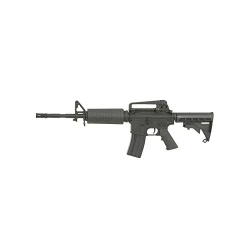 CYMA CM503 - Fucile d’assalto M4A1 per softair, ABS, semiautomatico/automatico, Aeg, colore: nero (0,5 joule)