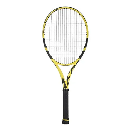 Babolat Pure Aero + Incordata: No 300G Racchette da Tennis Racchette da Torneo Giallo - Nero 2