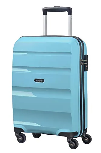 American Tourister Bon Air, Spinner Small Strict Bagaglio a Mano, 55 cm, 31.5 liters, Blu (Blue Topaz)