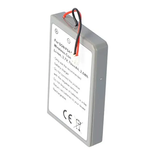 Batteria compatibile con controller wireless Sony PS4 Pro, agli ioni di litio, 3,7 V, 700 mAh, 2,6 Wh