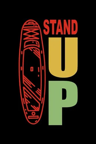 Stand Up Paddle Board: Retro SUP Board Watersports Notebook I Summer Water Sports Paddle Board Prints Journal Notepad (A5 6" X 9" lined 120 pages)