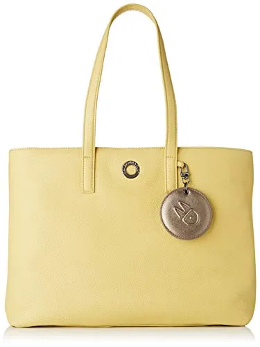 Mandarina Duck Mellow Leather Tracolla, Borsa Donna, Giallo (Starfruit), 15x27x36 cm (W x H x L)