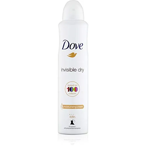 Confezione da 6 deodorante spray Dove Women – Invisible Dry – 250 ml