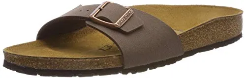 Birkenstock, Madrid BS 0040793, Sandali, Donna, Marrone (Nubuck Mocca), 40 EU