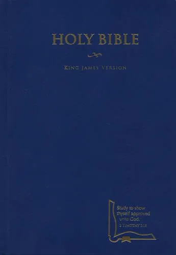 Holy Bible: King James Version, Blue Drill Pew