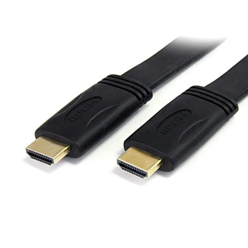 StarTech.com Cavo HDMI ad elevata velocità da 5 m, Cavo piatto HD 4k x 2k con Ethernet, HDMI, M/M