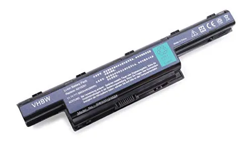 vhbw Li-Ion Batteria 8800mAh (11.1V) per Notebook Laptop Acer TravelMate 5740G-334G32Mn, 5744G, 5744Z, 5760 come AS10D31, BT.00603.11, LC.BTP00.127.