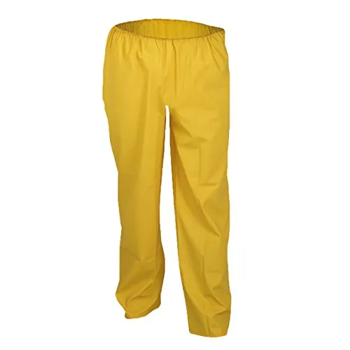 Asatex PU elasticizzato pantaloni da pioggia, giallo, PULC S 500