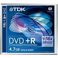 TDK Dvd+r 4.7GB - Confezione da 5