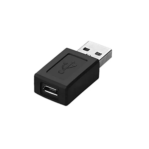 SIENOC Adattatore per Tablet/Smartphone, USB A 2.0 Maschio/USB MICRO USB Femmina, Nero