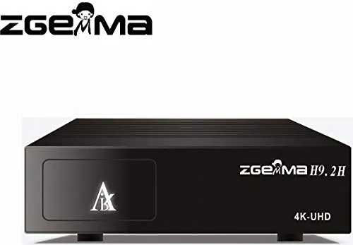 Decoder Zgemma H9.2H Combo Wi-Fi 4K UHD con Tuner DVB-T2/S2x Multistream, lettore di scheda Tivusat e Viacess, connessione LAN e Wireless per Iptv, risoluzione fino a 2160p