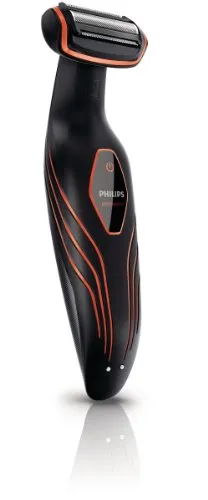 Philips BODYGROOM Series 3000 BG2026/15 rasoio elettrico / regolabarba / tagliabasette Nero, Arancione