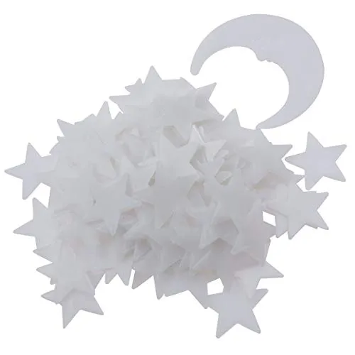 201 Pezzi Stelle Luminose Adesivi Con Stelle Fluorescenti Adesivi Luminosi Bagliore Negli Adesivi Stella Scuro Luminoso Murale