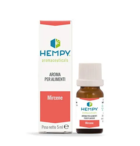 HEMPY MIRCENE- L’Aroma del sollievo e riposo- terpene puro del mango, cannabis, luppolo e citronella. 5 ml