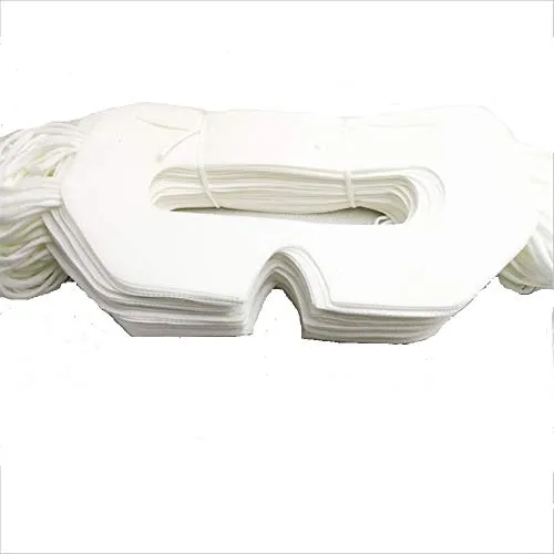 Saidbuds 100 Pack Sanitary VR Cover Monouso VR Mask Cuscini per HTC Vive, PS VR, Gear VR Oculus Rift, ecc. (Bianco)