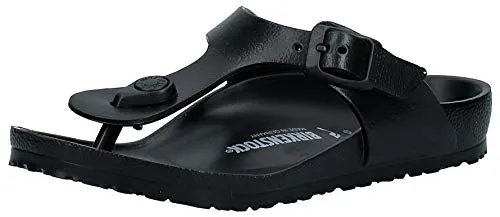 Birkenstock Gizeh Eva Sandali con Chiusura a T Unisex Bambini, Nero (Black), 32 EU